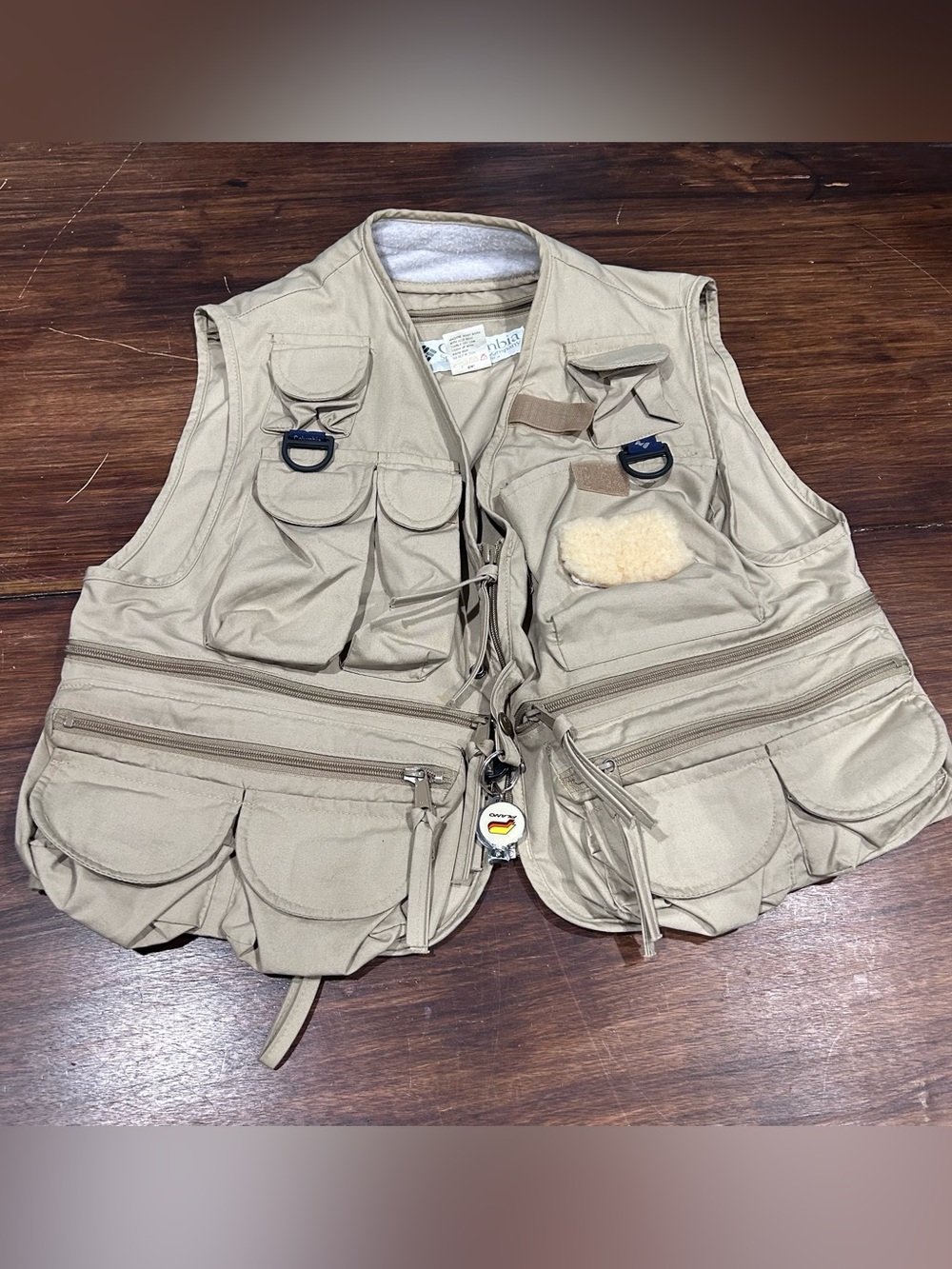 Vintage Columbia Fishing Jacket‎ Made in Korea Size Medium (Fly Fishing)